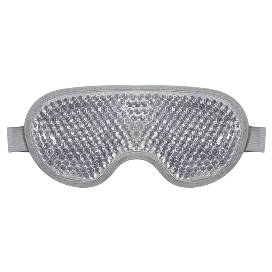 Hot & Cold Gel Bead Therapy Mask β Reusable Face & Eye Compress for Puffiness, Migraines & Stress Relief