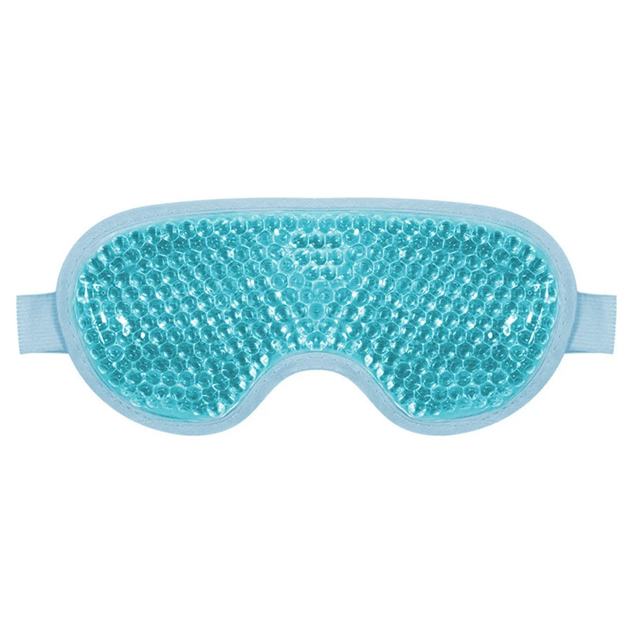 Hot & Cold Gel Bead Therapy Mask β Reusable Face & Eye Compress for Puffiness, Migraines & Stress Relief