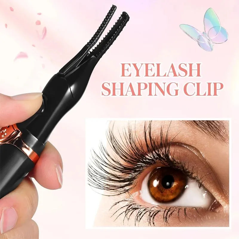 Heated Eyelash Curler – USB Rechargeable Lash Lifter for Long-Lasting, Natural Curls