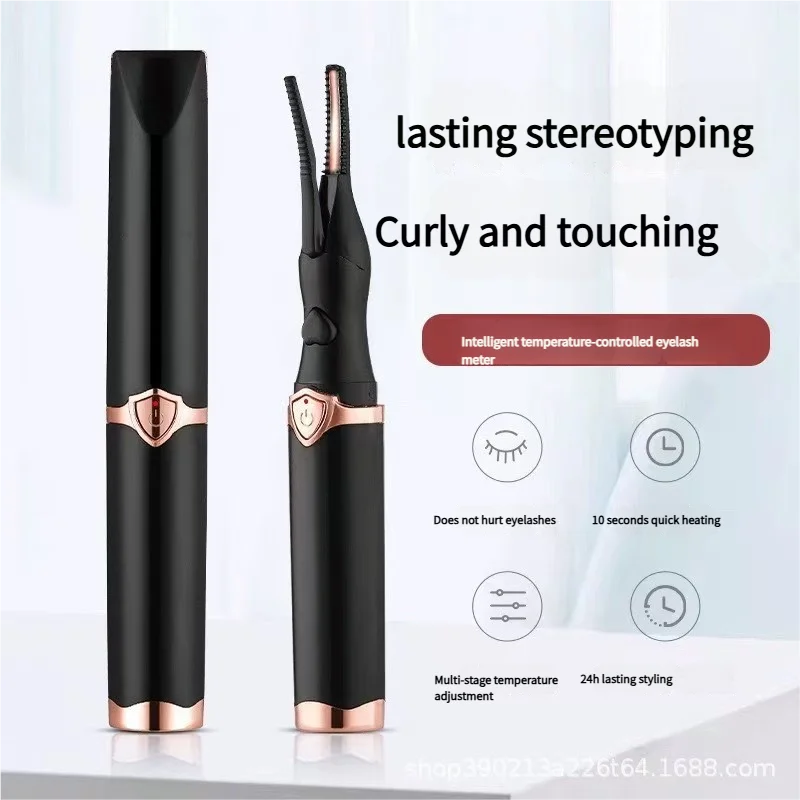 Heated Eyelash Curler – USB Rechargeable Lash Lifter for Long-Lasting, Natural Curls