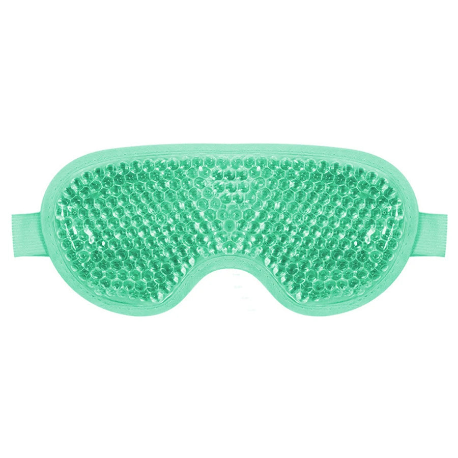 Hot & Cold Gel Bead Therapy Mask β Reusable Face & Eye Compress for Puffiness, Migraines & Stress Relief