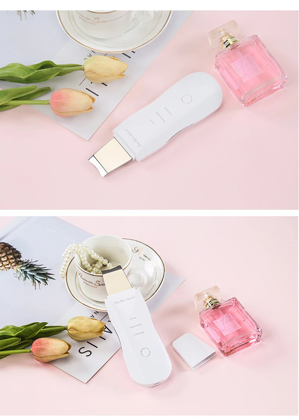 Ultrasonic Skin Scrubber & Blackhead Remover – Deep Pore Facial Cleaner for Glowing Skin