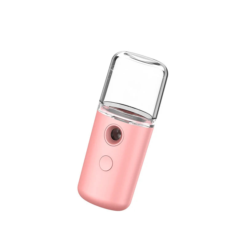 Portable Nano Facial Mister – Hydrating USB Rechargeable Face Steamer for Glowing Skin