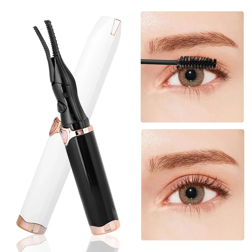 Heated Eyelash Curler – USB Rechargeable Lash Lifter for Long-Lasting, Natural Curls