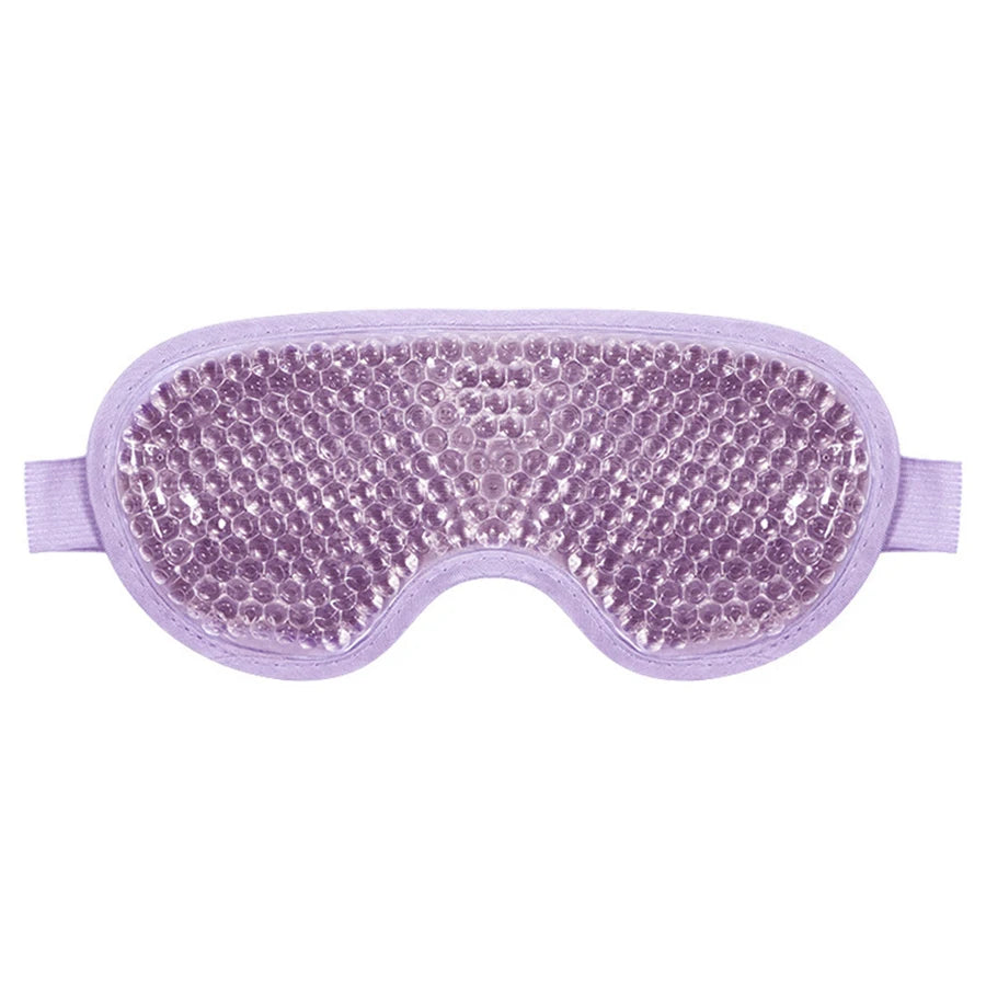 Hot & Cold Gel Bead Therapy Mask β Reusable Face & Eye Compress for Puffiness, Migraines & Stress Relief