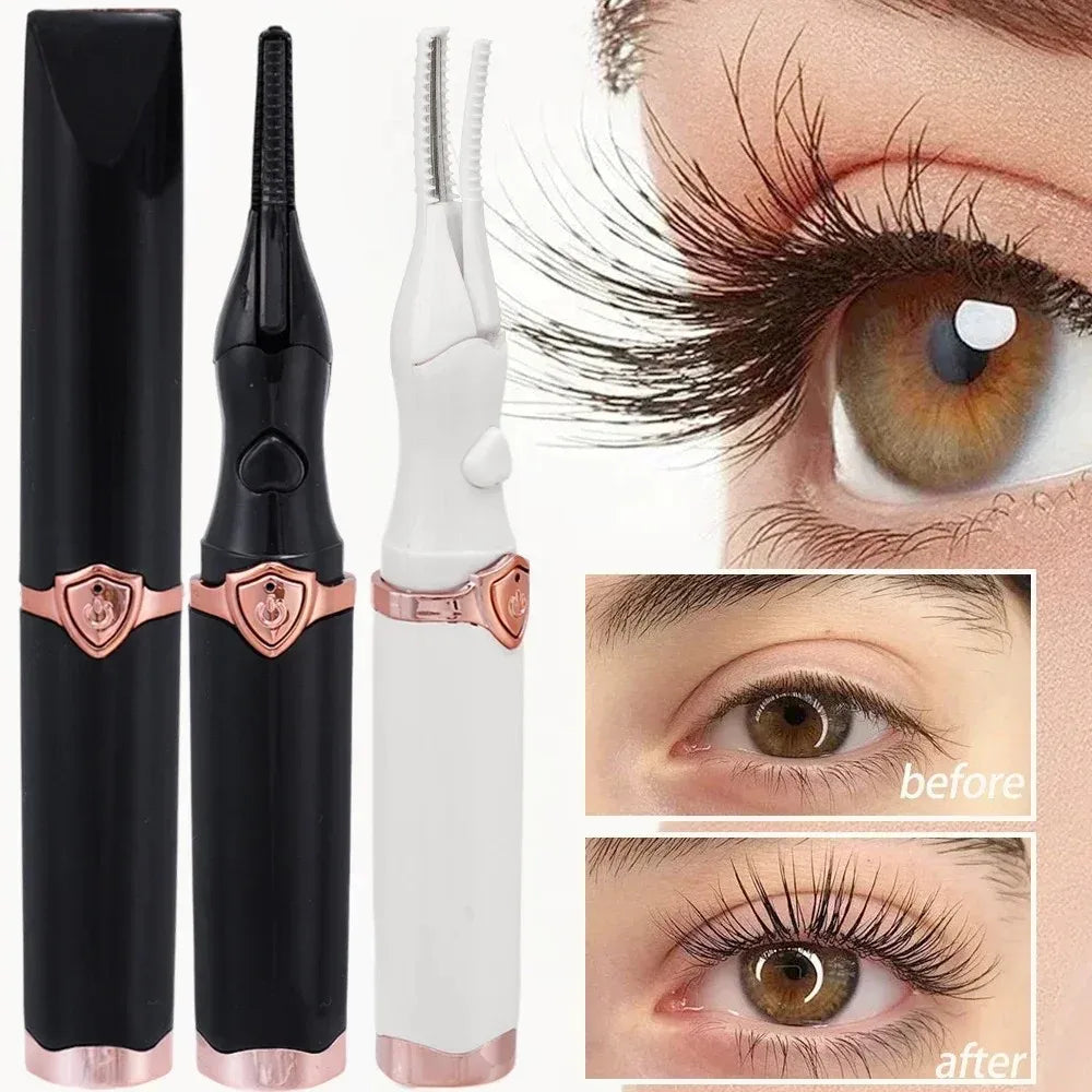 Heated Eyelash Curler – USB Rechargeable Lash Lifter for Long-Lasting, Natural Curls