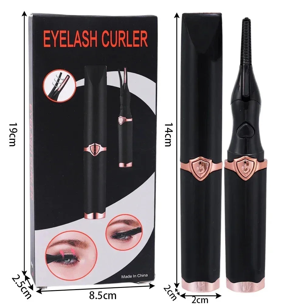 Heated Eyelash Curler – USB Rechargeable Lash Lifter for Long-Lasting, Natural Curls
