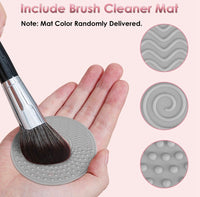 Electric Makeup Brush Cleaner & Dryer Machine – Automatic Deep Cleaning & Fast Drying USB Rechargeable Beauty Tool