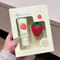 Peach, Strawberry and Nut Hydrating Lip Balm