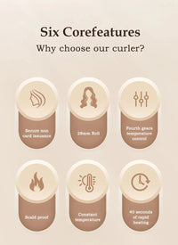 Automatic Hair Curler – 28mm Rotating Ionic Curling Iron | No-Tangle, No-Burn, Effortless Curls for All Hair Types