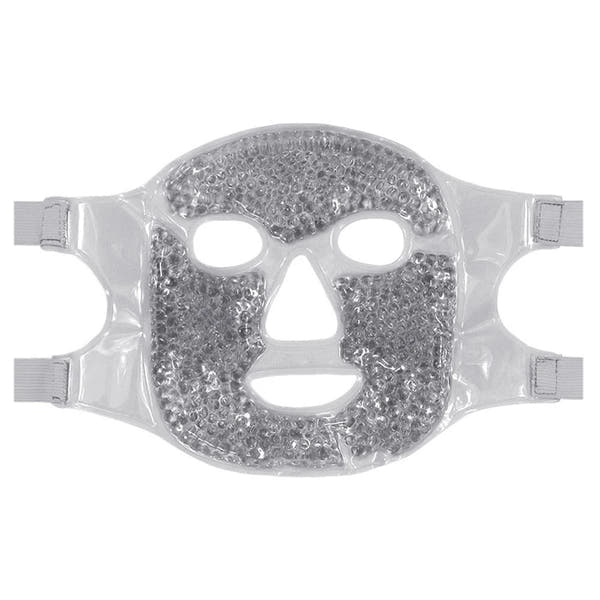 Hot & Cold Gel Bead Therapy Mask – Reusable Face & Eye Compress for Puffiness, Migraines & Stress Relief