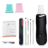 Ultrasonic Skin Scrubber & Blackhead Remover – Deep Pore Facial Cleaner for Glowing Skin