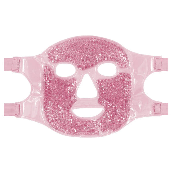 Hot & Cold Gel Bead Therapy Mask – Reusable Face & Eye Compress for Puffiness, Migraines & Stress Relief