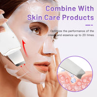 Ultrasonic Skin Scrubber & Blackhead Remover – Deep Pore Facial Cleaner for Glowing Skin