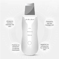 Ultrasonic Skin Scrubber & Blackhead Remover – Deep Pore Facial Cleaner for Glowing Skin