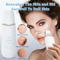 Ultrasonic Skin Scrubber & Blackhead Remover – Deep Pore Facial Cleaner for Glowing Skin
