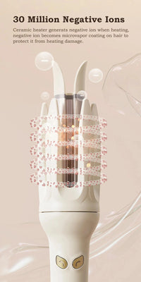 Automatic Hair Curler – 28mm Rotating Ionic Curling Iron | No-Tangle, No-Burn, Effortless Curls for All Hair Types