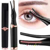 Heated Eyelash Curler – USB Rechargeable Lash Lifter for Long-Lasting, Natural Curls