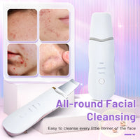 Ultrasonic Skin Scrubber & Blackhead Remover – Deep Pore Facial Cleaner for Glowing Skin